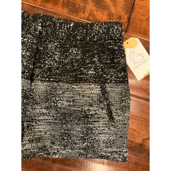 BCBGMaxAzria "Bruna" Black & White Tweed Mini Shorts, Size XS - Picture 3 of 8